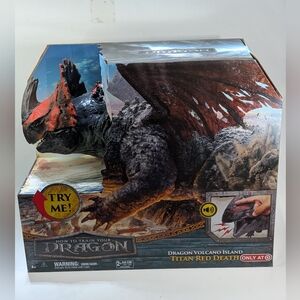 How to Train Your Dragon Volcano Island Titan Red Death 23" Figure with Sound